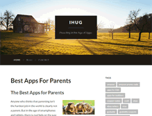 Tablet Screenshot of ihug.org